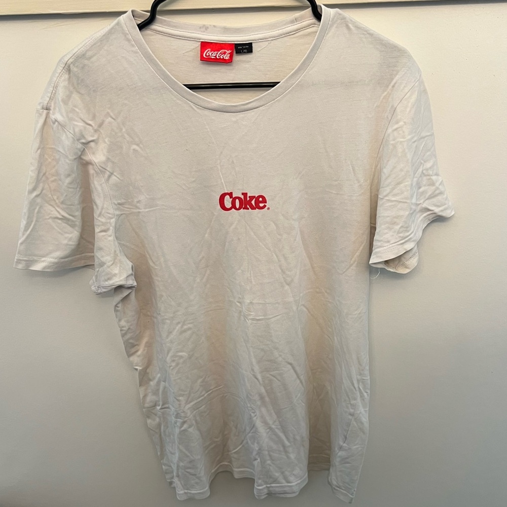 Coke white t-shirt